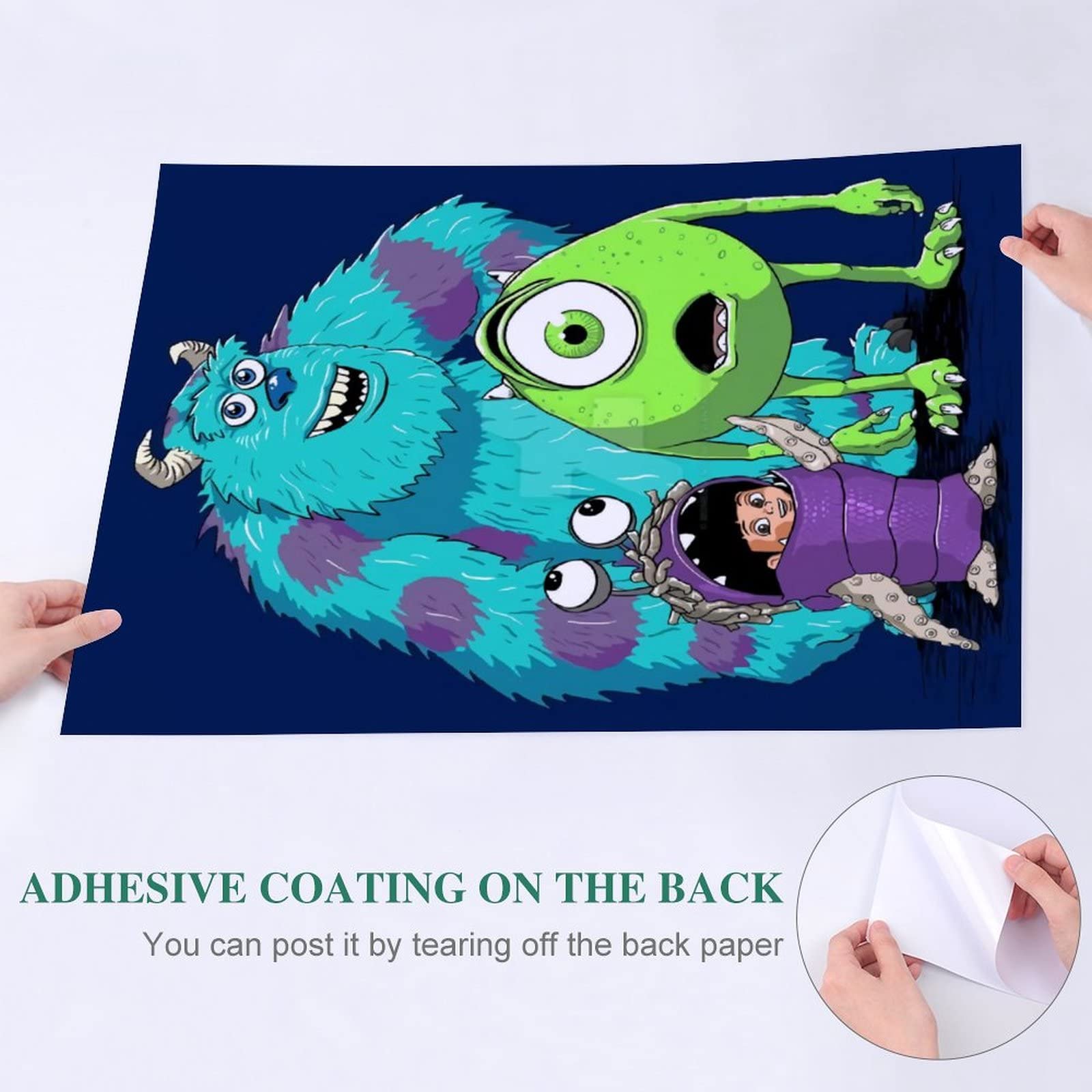 Amazon.co.jp: モンスターズ インク マイク サリー絵画風 壁紙